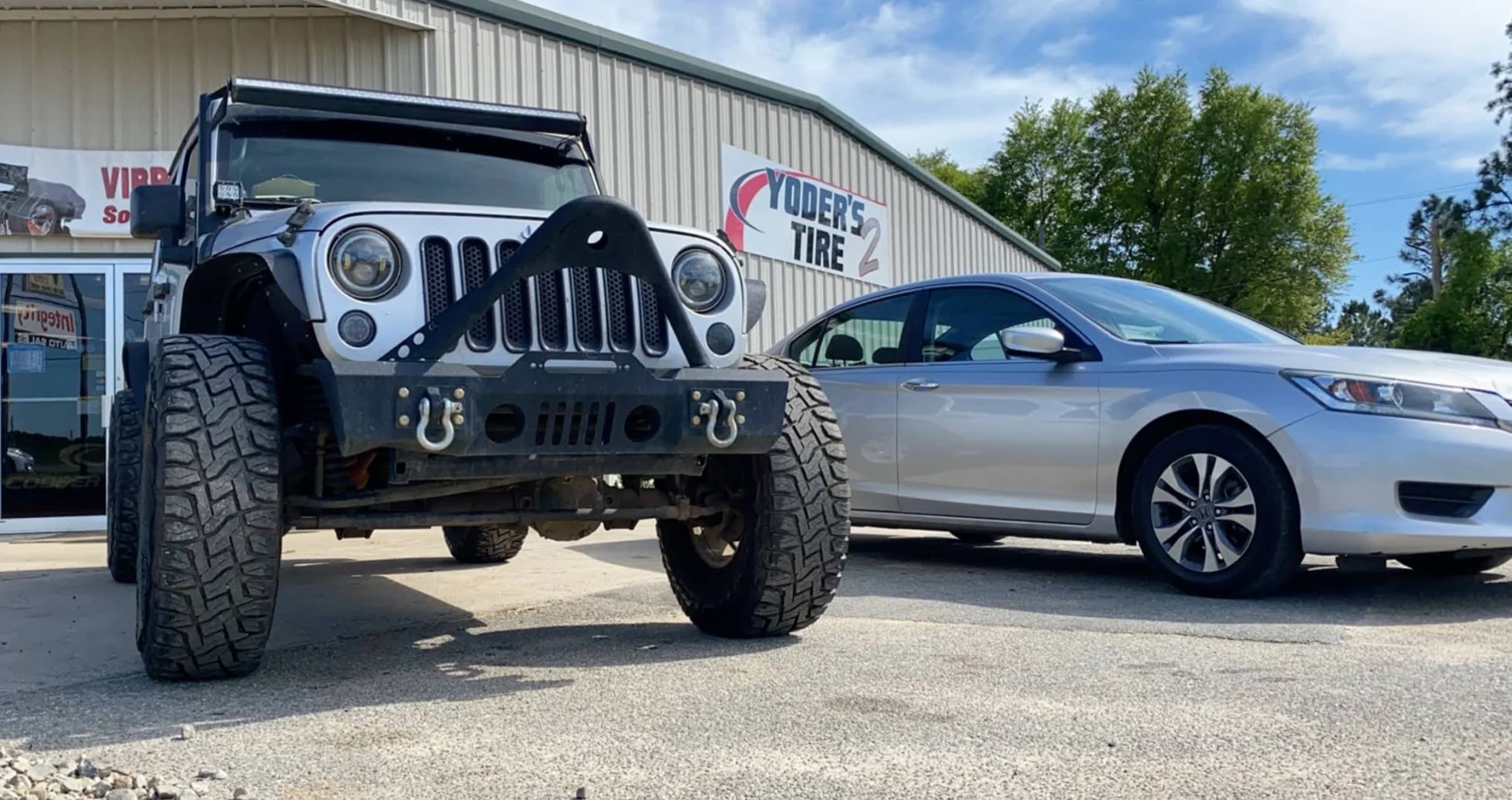 Yoder's Tire Service website, built by Custom Bylt